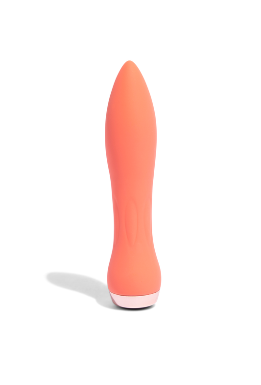 60sx AMP Silicone Bullet - Coral. Perky Parlor.