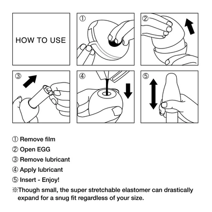 EGG - Male Masturbator - Variety 6 Pack. PerkyParlor.com