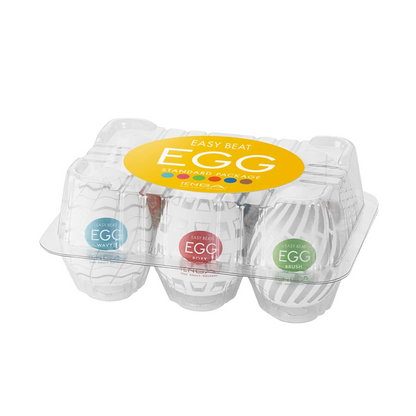 EGG - Male Masturbator - Variety 6 Pack. PerkyParlor.com