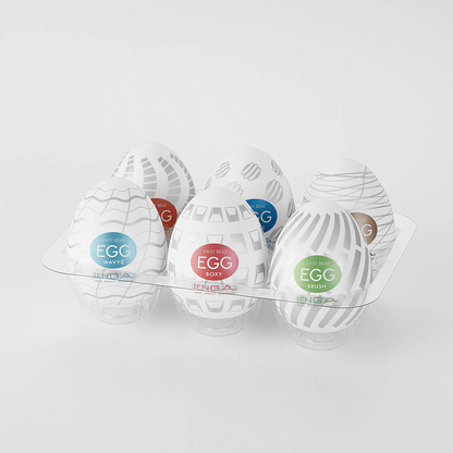 EGG - Male Masturbator - Variety 6 Pack. PerkyParlor.com