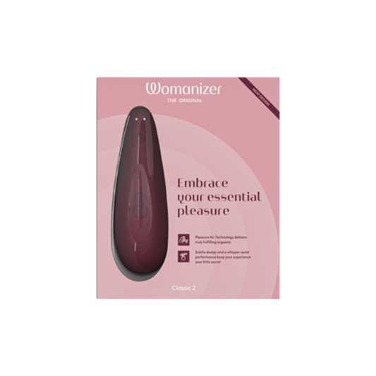 Classic 2 Clitoral Stimulator - Maroon. Perky Parlor.